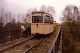 Hannover Aaßenstrecke med bivogn 208 ved Zweigkanal nack Hildeheim (1988)