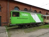 Hannover arbejdsvogn 802 foran Straßenbahn-Museum (2018)