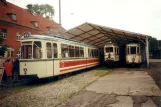 Hannover ledvogn 2 foran remisen Hannoversches Straßenbahn-Museum (2000)