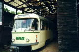 Hannover motorvogn 1008 inde i Straßenbahn-Museum (2002)