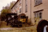 Hannover motorvogn 2 på opstillingssporet ved Lager- und Abstelhalle (1988)