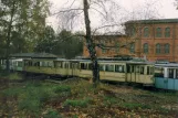 Hannover motorvogn 46 udenfor Straßenbahn-Museum (1986)