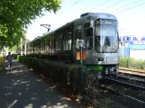 Hannover sporvognslinje 10 med ledvogn 2554 på opstillingssporet ved Ahlem (2022)