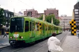 Hannover sporvognslinje 10 med ledvogn 6196 ved Steintor (2003)