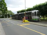 Hannover sporvognslinje 11 med ledvogn 2554 ved Congress Centrum (2020)