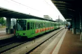 Hannover sporvognslinje 4 med ledvogn 6142 ved Marienwerden/Wissenschaftspark (1998)