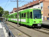 Hannover sporvognslinje 9 med ledvogn 6249 ved Bauweg (2022)