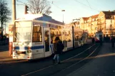 Heidelberg sporvognslinje 22 med ledvogn 267 "Simfeopol" ved Bismarckplatz (2001)
