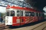Heidelberg sporvognslinje 24 med ledvogn 222 ved Rohrbach Süd (1998)