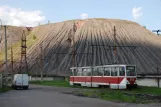 Horlivka sporvognslinje 1 med motorvogn 411 på Krasnolutska Ulitsa (2011)