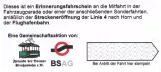 Indgangsbillet til Bremen Sporvognsmuseum (Das Depot), forsiden (2013)