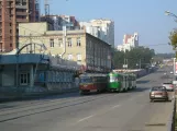 Jekaterinburg sporvognslinje 14 med motorvogn 328 på ulitsa 8 Marta (2009)