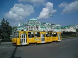 Jekaterinburg sporvognslinje 26 med motorvogn 734 på prospekt Lenina (2009)