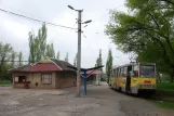 Jenakijeve sporvognslinje 1 med motorvogn 055 ved Krasnyj Horodok (2011)