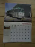 Kalender: San Francisco F-Market & Wharves med motorvogn 1051 ved 17th & Castro (2023)