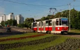 Kaliningrad sporvognslinje 5 med ledvogn 431 på Oktyabrskaya Ulitsa (2012)