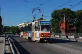 Kaliningrad sporvognslinje 5 med ledvogn 432 på Oktyabrskaya Ulitsa (2012)