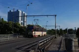 Kaliningrad sporvognslinje 5 med ledvogn 436 på Wooden (2012)