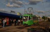 Kharkiv sporvognslinje 16 med motorvogn 4108 ved Heroiv Pratsi (2011)