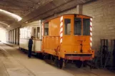 Kiel saltvogn 363 inde i remisen Betriebshof Gaarden (1981)