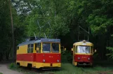 Kiev arbejdsvogn AB-6 ved Puszcza-Wodycia i skoven (2011)