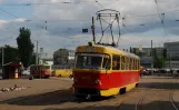 Kiev sporvognslinje 12 med motorvogn 5790 ved Skliarenka (2011)