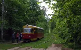 Kiev sporvognslinje 12 med motorvogn 5790 ved Spetsdyspanser (2011)