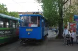 Kiev turistlinje med museumsvogn 1892 ved Kontraktowa płoszcza (2011)