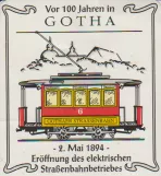 Klistermærke: Gotha motorvogn 6 (1994)