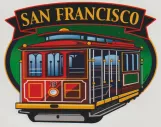 Klistermærke: San Francisco kabelsporvogn 19 (2013)