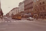 København sporvognslinje 5 med motorvogn 575 på Frederiksborggade (1972)