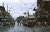 Kolkata sporvognslinje 3 ved Shyambazar (1980)