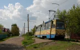 Konstantinovka sporvognslinje 3 med motorvogn 007 nær Novosjolovka (2011)