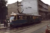 Kraków ekstralinje 6 med ledvogn 248 på Uliga Zwierzyniecka (1984)