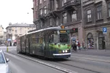 Kraków sporvognslinje 19 med ledvogn 198 ved Stradom (2011)