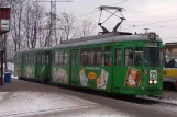 Kraków sporvognslinje 21 med ledvogn 110 ved Os.Piastów (2005)