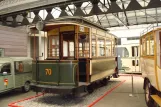 Liège motorvogn 70 i Musée des transports en commun du Pays de Liège (2010)