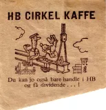 Ligeudbillet til Københavns Sporveje (KS), bagsiden 85 ØRE. Du kan jo også bare handle i HB og få dividende...! (1964)