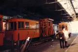 Lille arbejdsvogn 901 inde i remisen Saint Maur (1981)