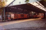 Lille arbejdsvogn 905 inde i remisen Saint Maur (1981)