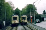 Linz sporvognslinje 50 med motorvogn VIII ved Schableder (2004)