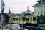 Linz sporvognslinje 50 med motorvogn XIV ved Bergbahnhof Urfahr (2004)
