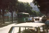 Lissabon sporvognslinje 19 på Rua Dona Estefânia (1985)