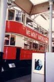 London dobbeltdækker-motorvogn 1025 i London Transport Museum (1985)