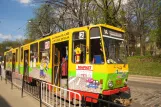 Lviv sporvognslinje 2 med ledvogn 1139 ved Vul. Pidvalna (2011)