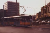 Mainz sporvognslinje 51 med ledvogn 243 på Bahnhofplatz (1990)
