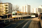 Mainz sporvognslinje 51 med ledvogn 272 ved Bismarckplatz Mainz (2001)