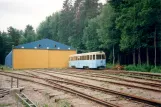Malmköping bivogn 615 depotremisen Museispårvägen Malmköping (1995)
