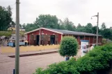 Malmköping motorvogn 11 remisen Museispårvägen Malmköping (1995)
