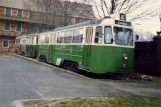 Malmø motorvogn 71 ved Teknikens och Sjöfartens Hus (1985)